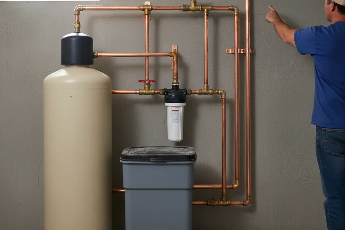 Whole-house water treatment system installed in Winfield